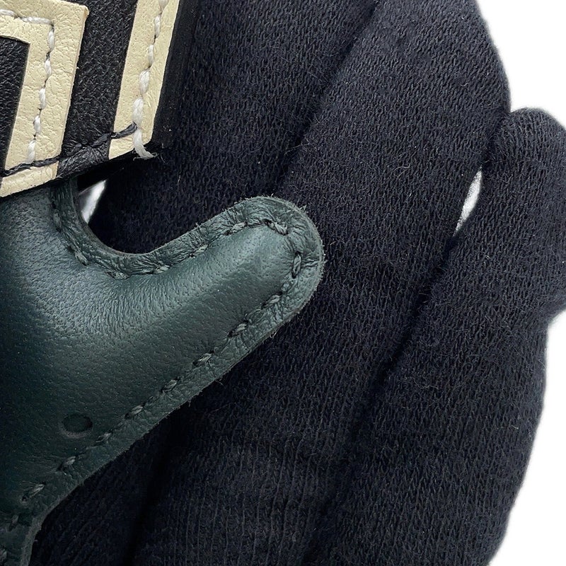 エルメス バッグチャーム ロデオPM ロベオ 24 ヴェールマングローブ/ブラック/クレ ラムスキン/スイフト K刻印 HERMES