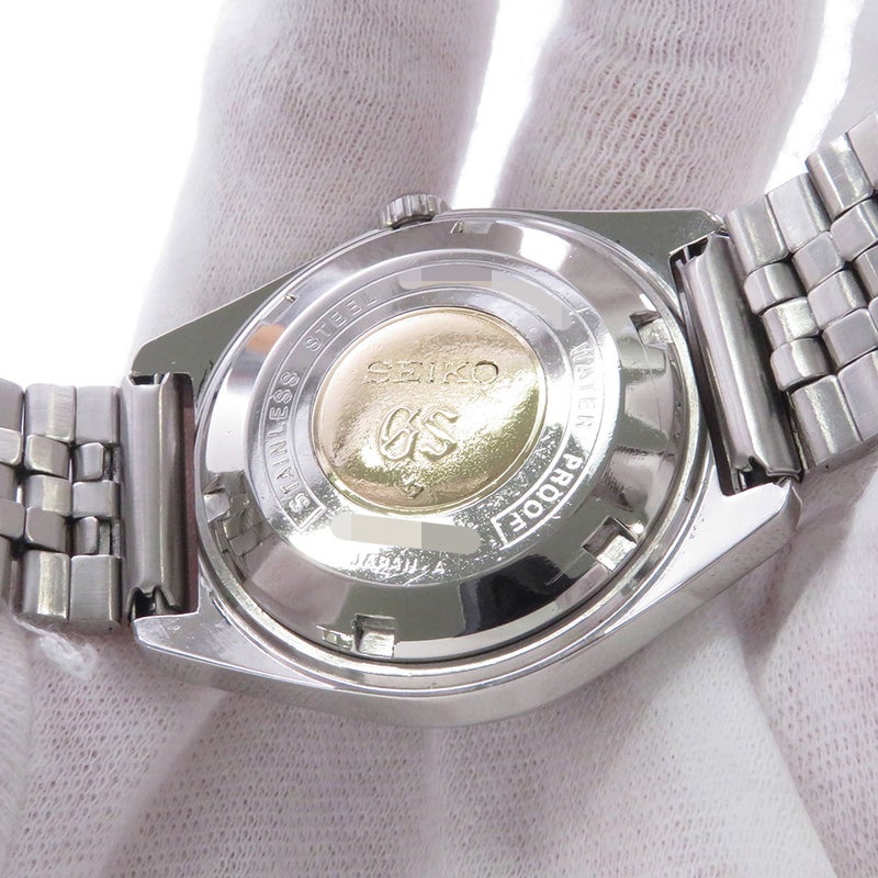 セイコー グランドセイコー ハイビート 36000 61GS デイト SEIKO 腕時計 6145-8000 シルバー文字盤