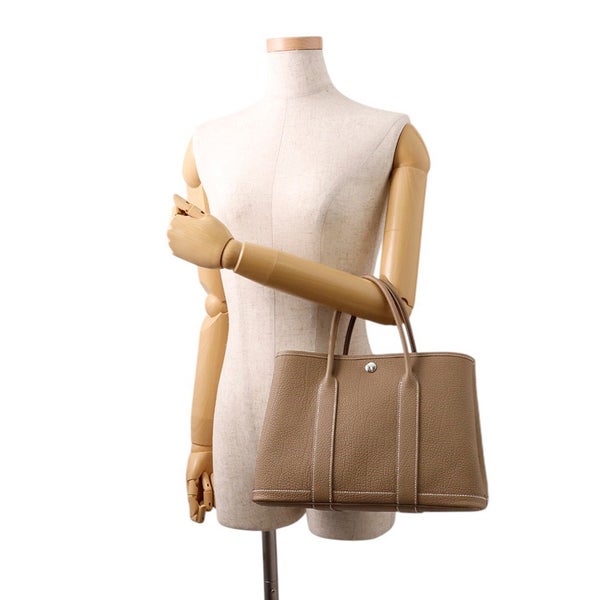 エルメス トートバッグ ガーデンパーティTPM エトゥープ/シルバー金具 ネゴンダ K刻印