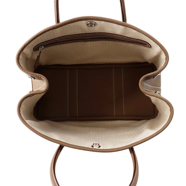 エルメス トートバッグ ガーデンパーティTPM エトゥープ/シルバー金具 ネゴンダ K刻印