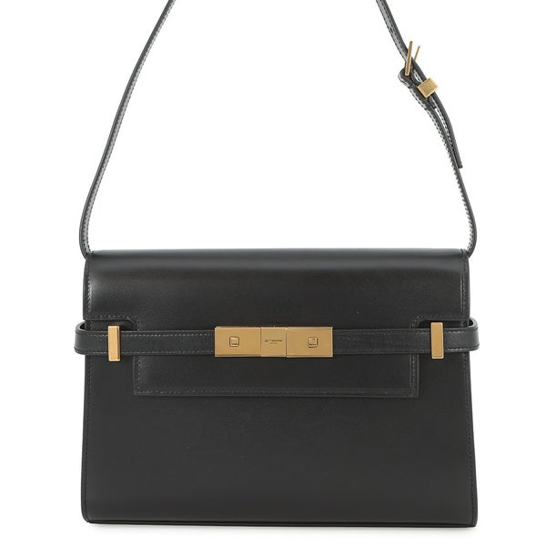 サンローランパリ ショルダーバッグ マンハッタン スモール カーフレザー 675626 SAINT LAURENT PARIS 黒