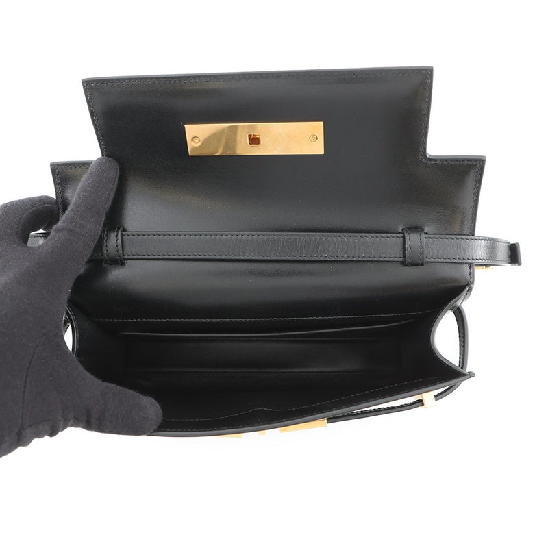 サンローランパリ ショルダーバッグ マンハッタン スモール カーフレザー 675626 SAINT LAURENT PARIS 黒