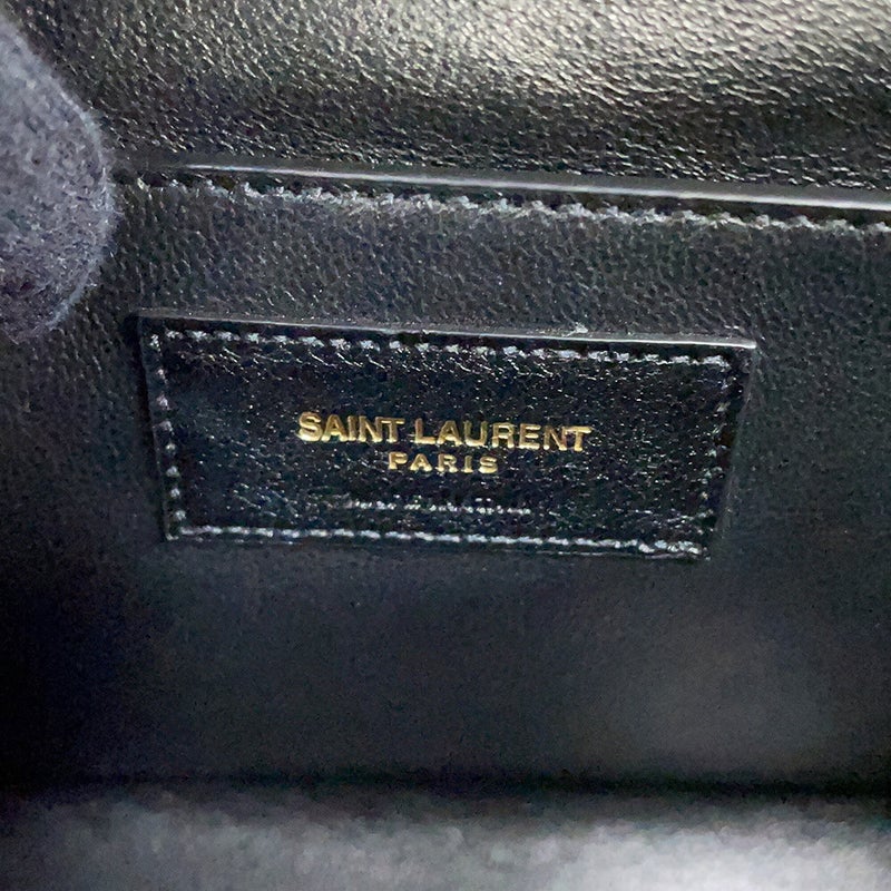 サンローランパリ ショルダーバッグ マンハッタン スモール カーフレザー 675626 SAINT LAURENT PARIS 黒