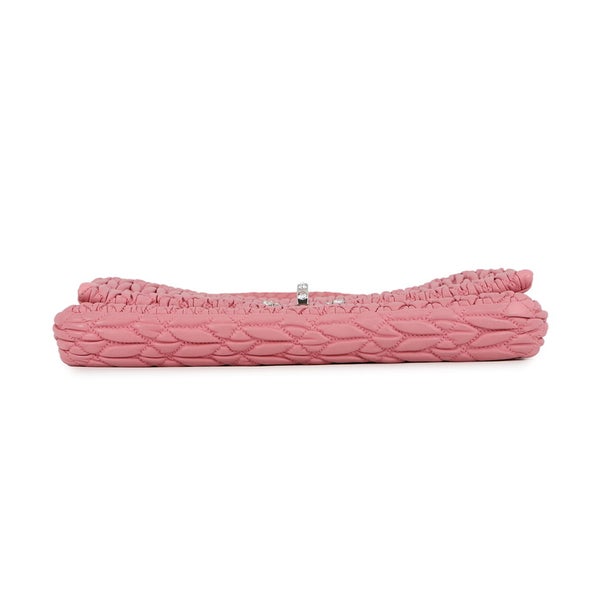 ミュウミュウ ショルダーバッグ ナッパクリスタル マテラッセ ビジュー RP0233 Miu Miu 2wayクラッチ