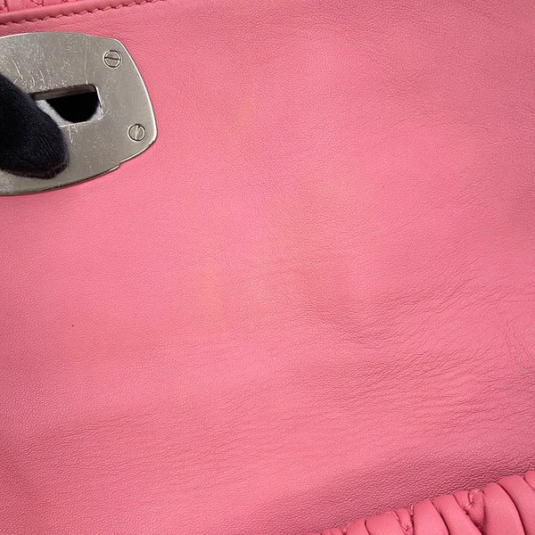 ミュウミュウ ショルダーバッグ ナッパクリスタル マテラッセ ビジュー RP0233 Miu Miu 2wayクラッチ