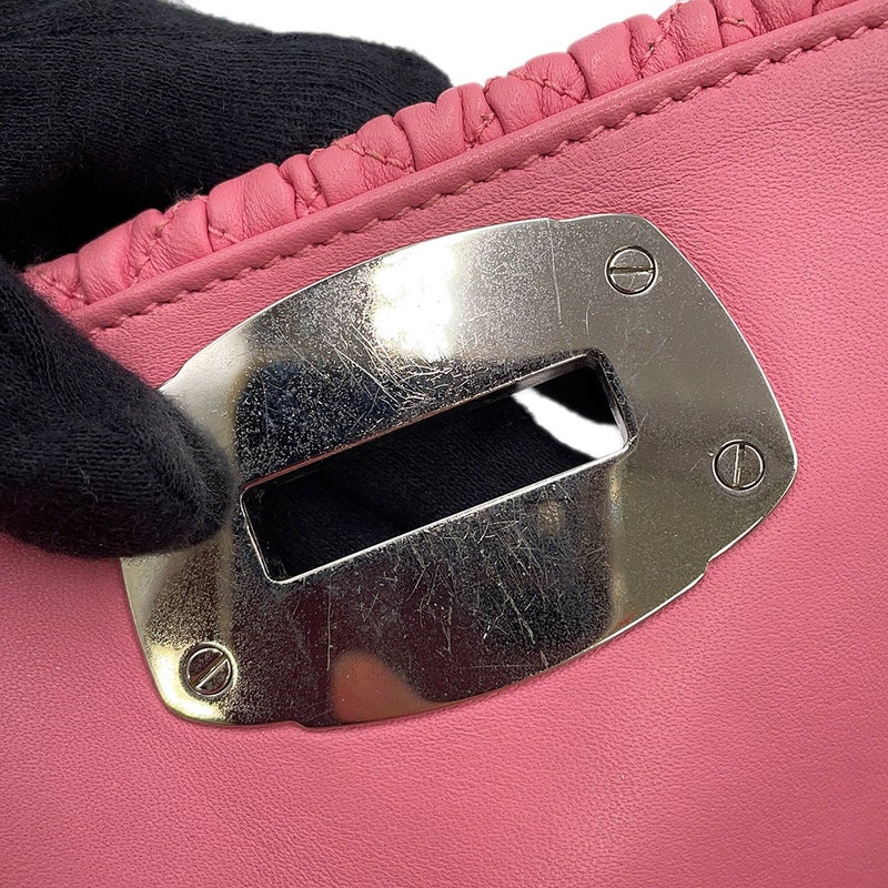 ミュウミュウ ショルダーバッグ ナッパクリスタル マテラッセ ビジュー RP0233 Miu Miu 2wayクラッチ