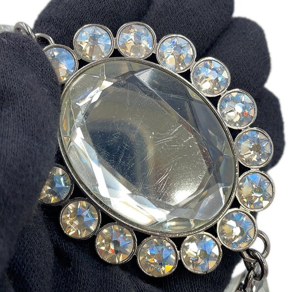 ミュウミュウ ショルダーバッグ ナッパクリスタル マテラッセ ビジュー RP0233 Miu Miu 2wayクラッチ