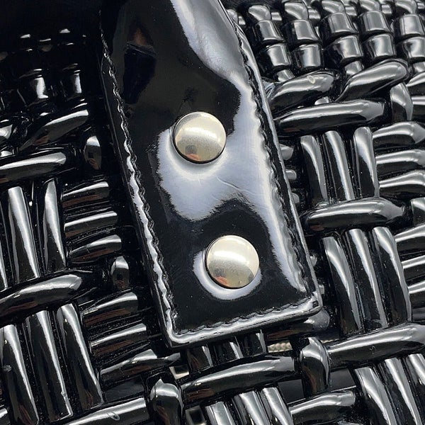 バレンシアガ ハンドバッグ ビストロXXS パテント 678028 BALENCIAGA 2wayショルダーバッグ 黒