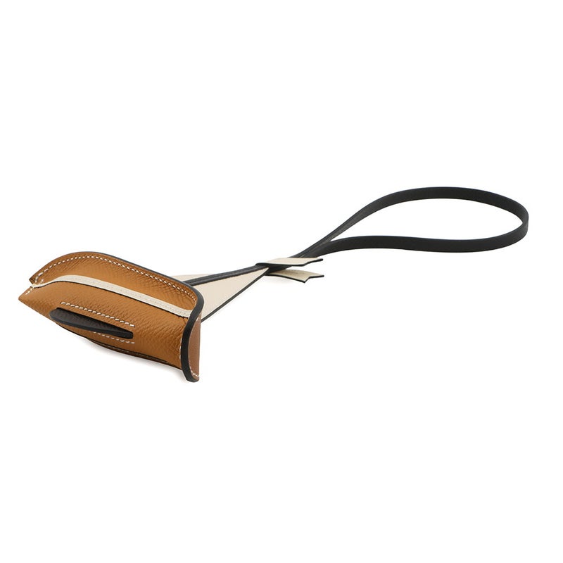 エルメス バッグチャーム セイル24 ブラック/ナタ/フォーヴ/トフィ エプソン/バレニア B刻印