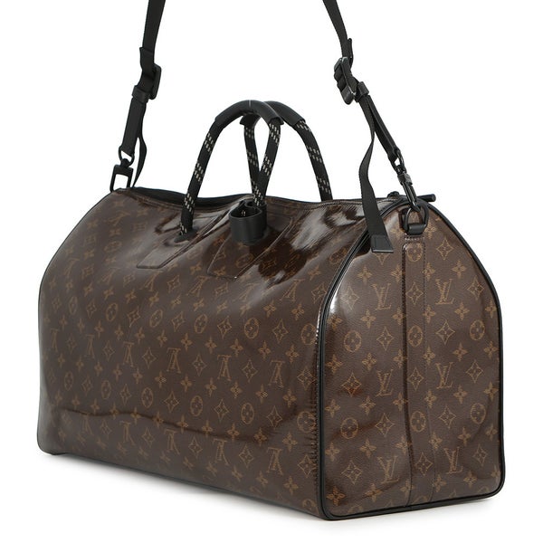 ルイヴィトン ボストンバッグ モノグラム・グレーズ キーポル・バンドリエール50 M43899 LOUIS VUITTON 旅行用バッグ 黒 ブラック