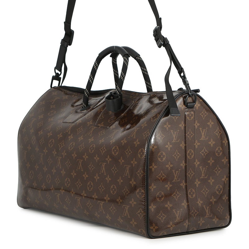 ルイヴィトン ボストンバッグ モノグラム・グレーズ キーポル・バンドリエール50 M43899 LOUIS VUITTON 旅行用バッグ 黒 ブラック