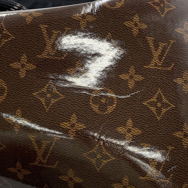 ルイヴィトン ボストンバッグ モノグラム・グレーズ キーポル・バンドリエール50 M43899 LOUIS VUITTON 旅行用バッグ 黒 ブラック