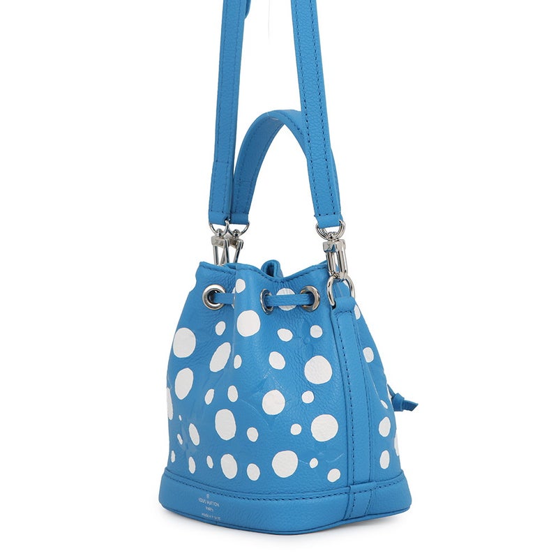 ルイヴィトン ハンドバッグ モノグラム・アンプラント LV×YK ナノ・ノエ M81985 ヴィトン 2way ショルダーバッグ 草間彌生 コラボ