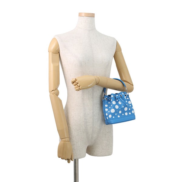 ルイヴィトン ハンドバッグ モノグラム・アンプラント LV×YK ナノ・ノエ M81985 ヴィトン 2way ショルダーバッグ 草間彌生 コラボ