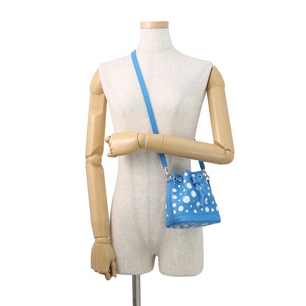 ルイヴィトン ハンドバッグ モノグラム・アンプラント LV×YK ナノ・ノエ M81985 ヴィトン 2way ショルダーバッグ 草間彌生 コラボ