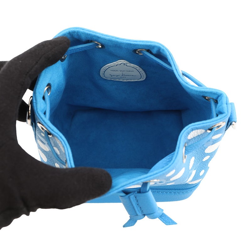 ルイヴィトン ハンドバッグ モノグラム・アンプラント LV×YK ナノ・ノエ M81985 ヴィトン 2way ショルダーバッグ 草間彌生 コラボ