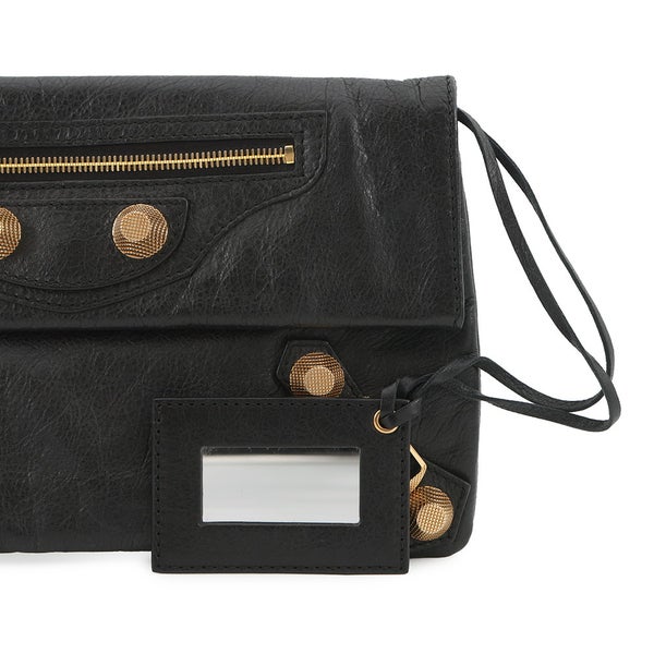 バレンシアガ クラッチバッグ ジャイアント エンベロープ レザー 186182 BALENCIAGA バッグ 黒