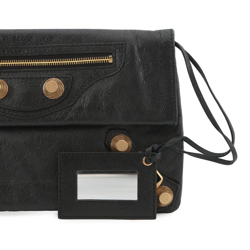 バレンシアガ クラッチバッグ ジャイアント エンベロープ レザー 186182 BALENCIAGA バッグ 黒