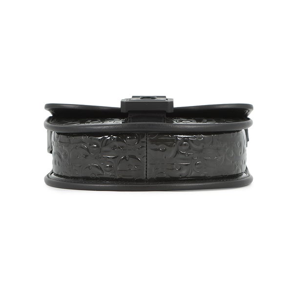 クリスチャン・ディオ―ル ショルダーバッグ ギャロップ GALLOP ミニ パテント 1ADPO033DOV Christian Dior 黒