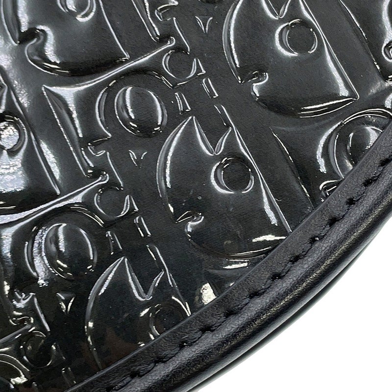 クリスチャン・ディオ―ル ショルダーバッグ ギャロップ GALLOP ミニ パテント 1ADPO033DOV Christian Dior 黒