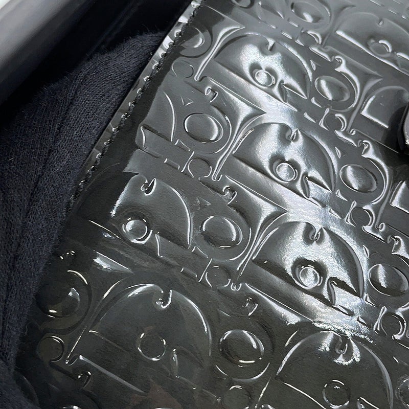 クリスチャン・ディオ―ル ショルダーバッグ ギャロップ GALLOP ミニ パテント 1ADPO033DOV Christian Dior 黒