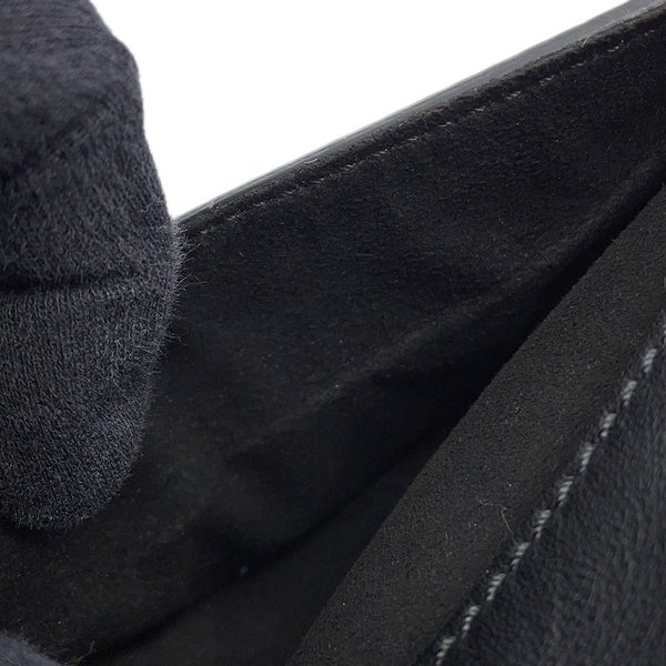 フェンディ ボディバッグ ロゴ レザー 7VA525 FENDI ベルトバッグ ウエストポーチ 黒