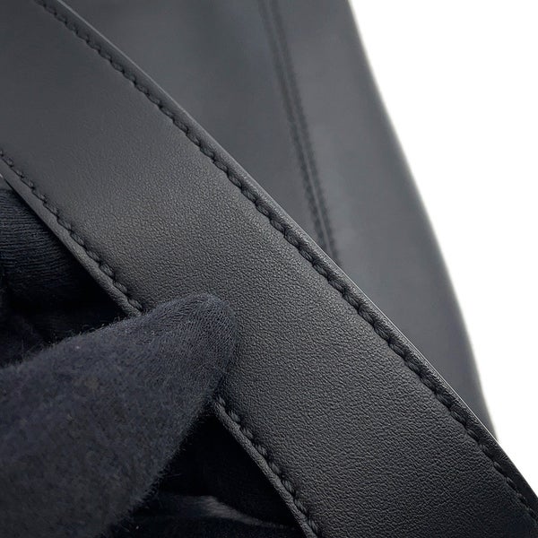 フェンディ ボディバッグ ロゴ レザー 7VA525 FENDI ベルトバッグ ウエストポーチ 黒