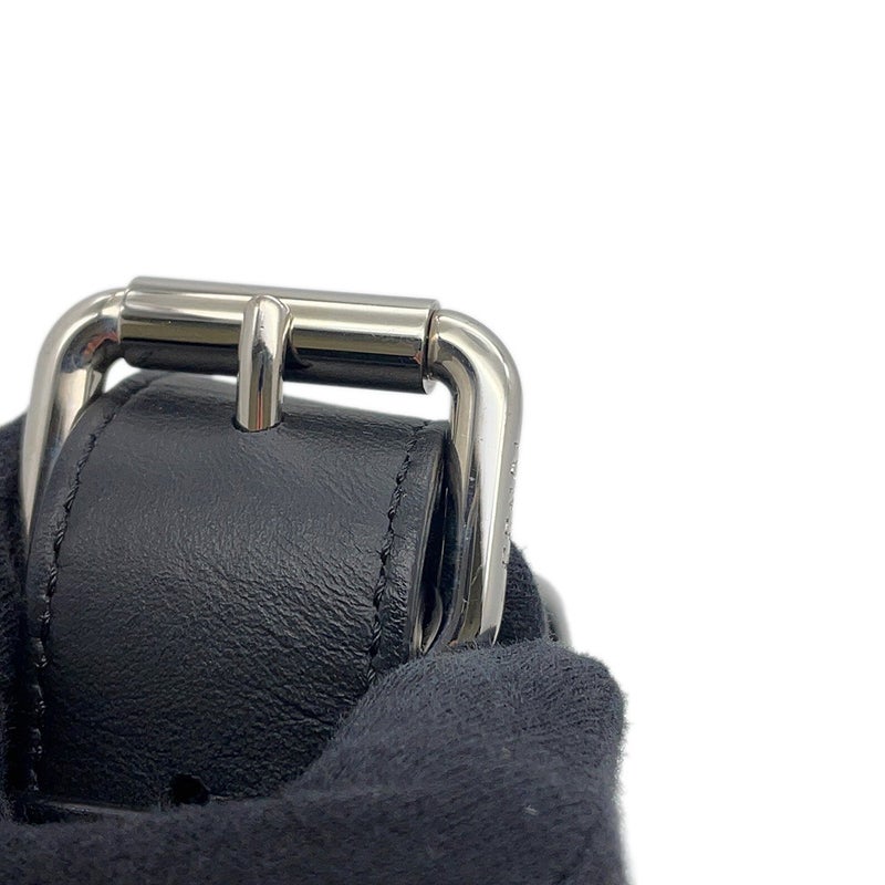 フェンディ ボディバッグ ロゴ レザー 7VA525 FENDI ベルトバッグ ウエストポーチ 黒