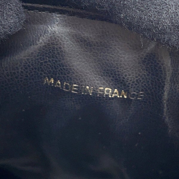 シャネル バニティバッグ ココマーク キャビアスキン 縦型 A01998 CHANEL 化粧ポーチ コスメポーチ 黒