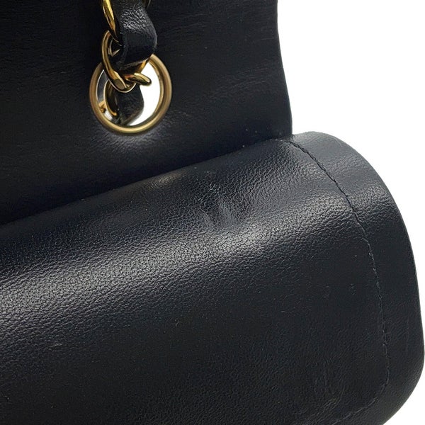 シャネル チェーンショルダーバッグ マトラッセ23 ココマーク ダブルチェーン ラムスキン A01113 CHANEL バッグ 黒