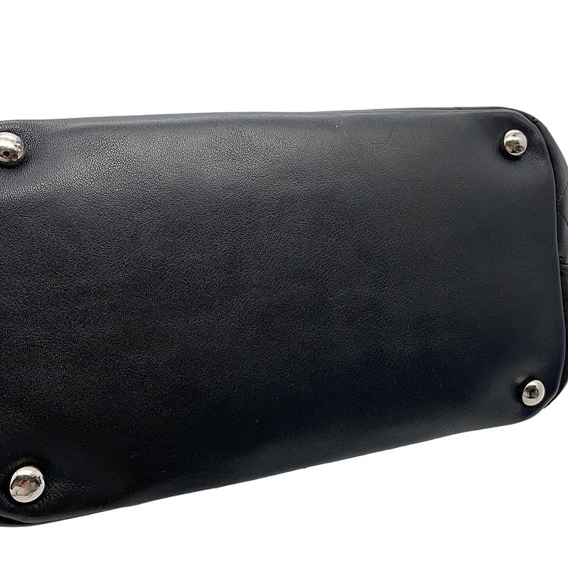 シャネル トートバッグ カンボンライン ココマーク ミディアム ラムスキン A25167 CHANEL バッグ 黒