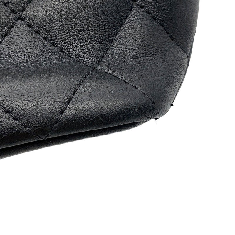 シャネル トートバッグ カンボンライン ココマーク ミディアム ラムスキン A25167 CHANEL バッグ 黒