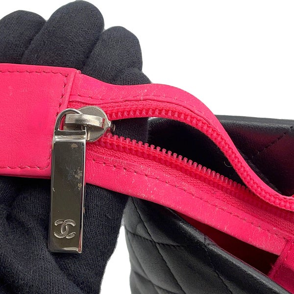 シャネル トートバッグ カンボンライン ココマーク ミディアム ラムスキン A25167 CHANEL バッグ 黒