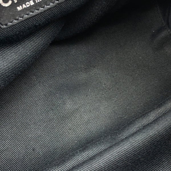 シャネル チェーンショルダーバッグ ココマーク デカココ レザー CHANEL バッグ 黒