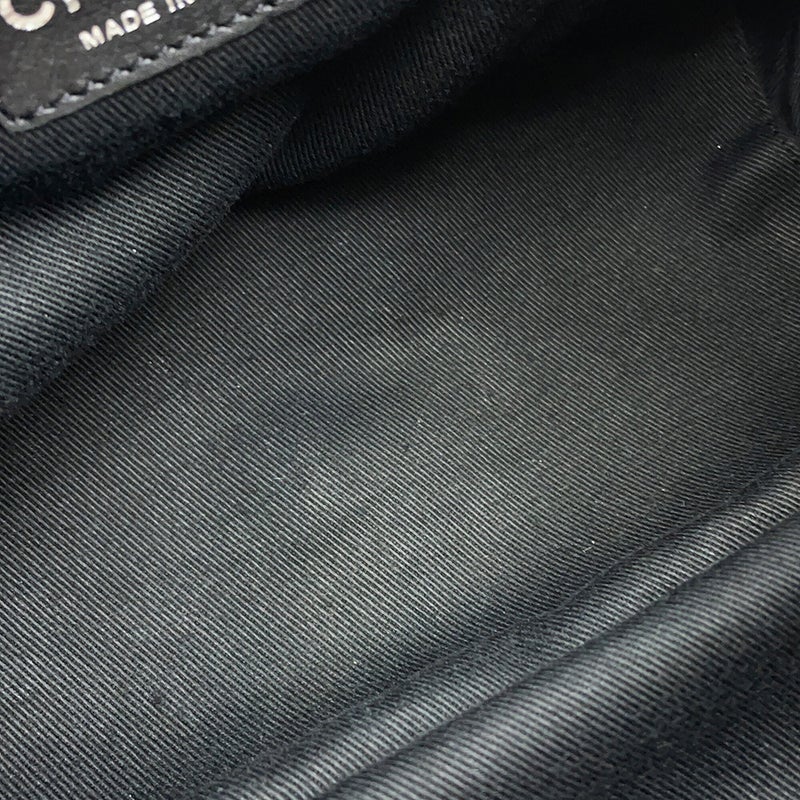 シャネル チェーンショルダーバッグ ココマーク デカココ レザー CHANEL バッグ 黒