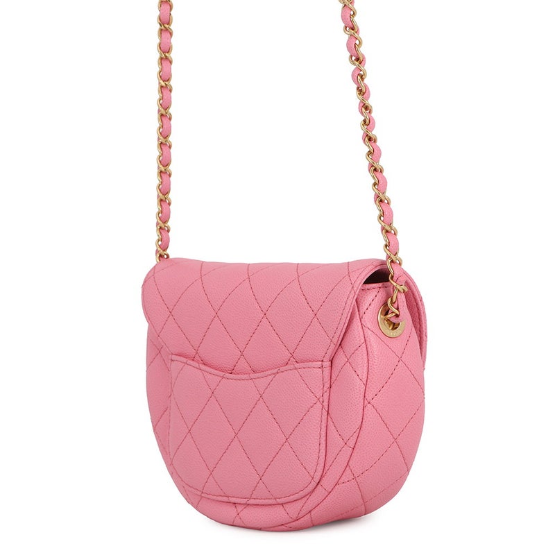 シャネル チェーンショルダーバッグ ミニ メッセンジャー ココマーク キャビアスキン AP0945 CHANEL