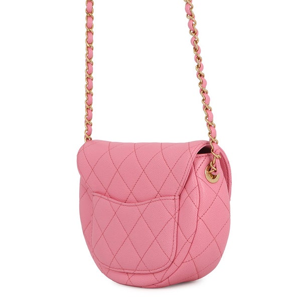 シャネル チェーンショルダーバッグ ミニ メッセンジャー ココマーク キャビアスキン AP0945 CHANEL