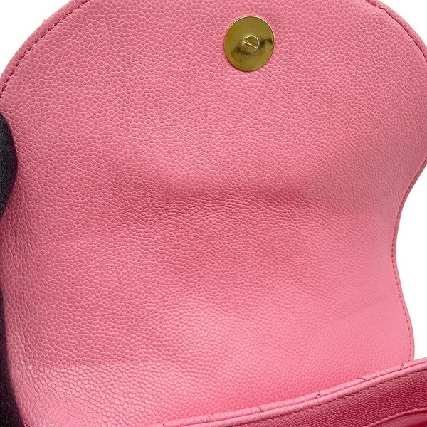 シャネル チェーンショルダーバッグ ミニ メッセンジャー ココマーク キャビアスキン AP0945 CHANEL