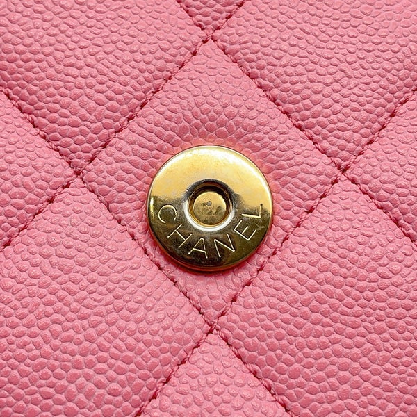 シャネル チェーンショルダーバッグ ミニ メッセンジャー ココマーク キャビアスキン AP0945 CHANEL