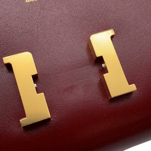 エルメス 長財布 コンスタンス トゥーゴー ロング ルージュアッシュ/ゴールド金具 ボックスカーフ K刻印 財布