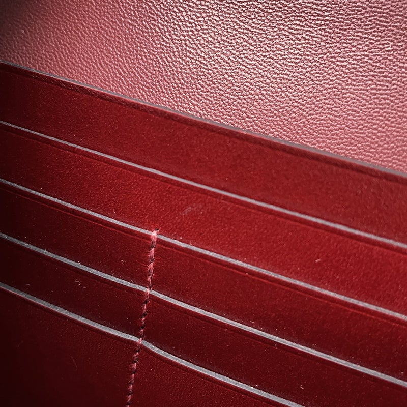 エルメス 長財布 コンスタンス トゥーゴー ロング ルージュアッシュ/ゴールド金具 ボックスカーフ K刻印 財布