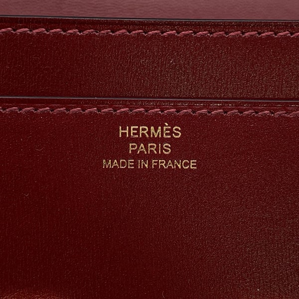 エルメス 長財布 コンスタンス トゥーゴー ロング ルージュアッシュ/ゴールド金具 ボックスカーフ K刻印 財布