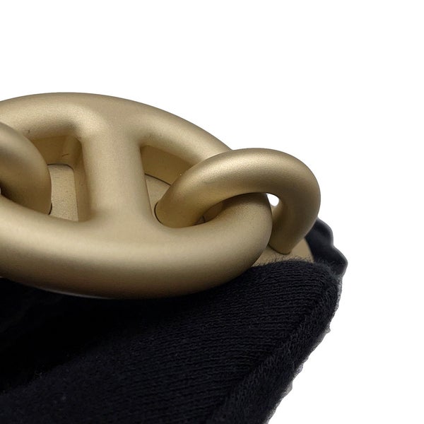 エルメス バレッタ トリ・マイヨンPM シェーヌダンクル HERMES ヘアアクセサリー