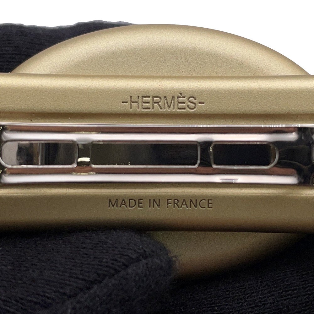 エルメス バレッタ トリ・マイヨンPM シェーヌダンクル HERMES ヘア