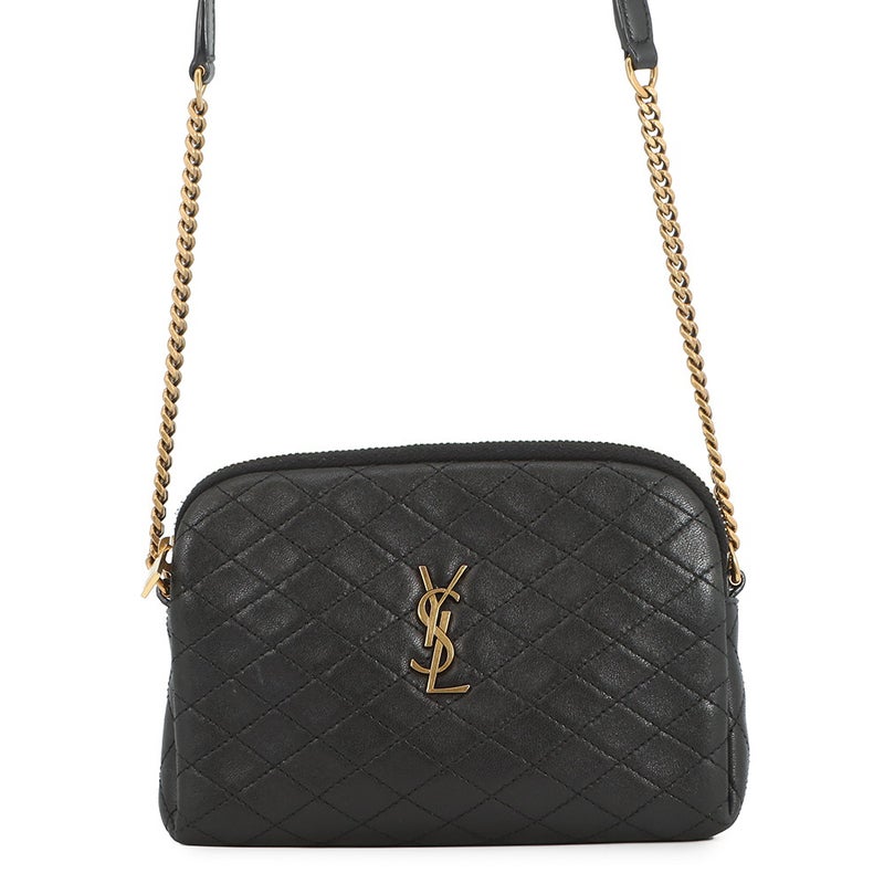 サンローランパリ ショルダーバッグ ギャビー カメラバッグ ラムスキン 733667 SAINT LAURENT PARIS 黒