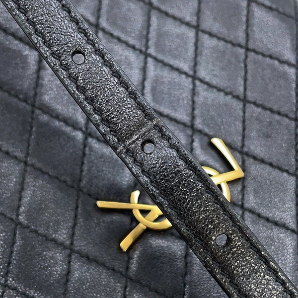 サンローランパリ ショルダーバッグ ギャビー カメラバッグ ラムスキン 733667 SAINT LAURENT PARIS 黒