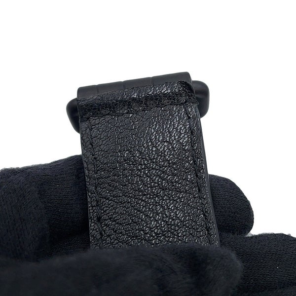 ルイヴィトン ハンドバッグ クロコダイル サイドトランクPM N85811 LOUIS VUITTON 2way 黒 ブラック