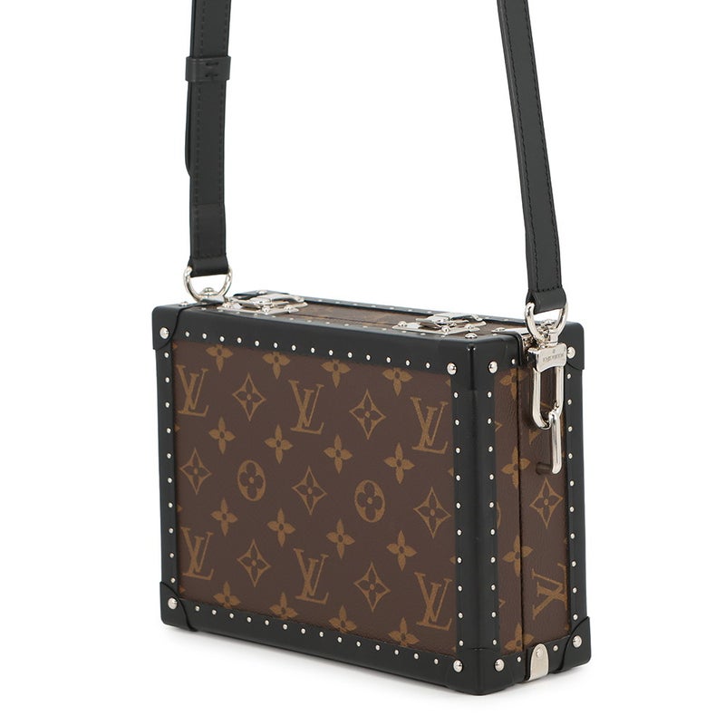 ルイヴィトン ショルダーバッグ モノグラム・マカサー クラッチ・ボックス M20252 LOUIS VUITTO ブラック 黒