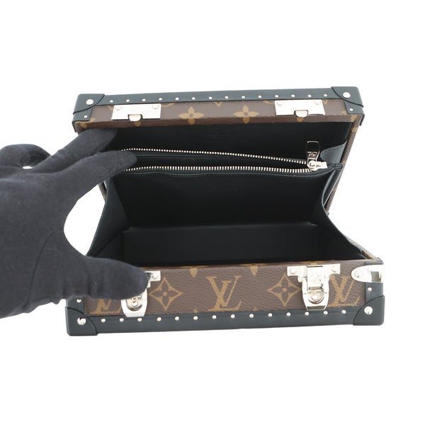 ルイヴィトン ショルダーバッグ モノグラム・マカサー クラッチ・ボックス M20252 LOUIS VUITTO ブラック 黒