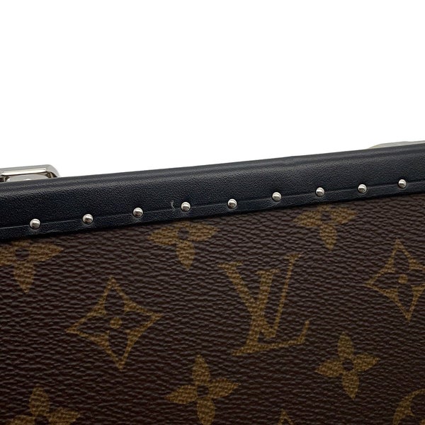 ルイヴィトン ショルダーバッグ モノグラム・マカサー クラッチ・ボックス M20252 LOUIS VUITTO ブラック 黒